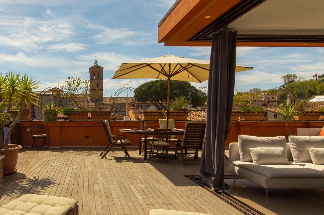 Pelliccia 11 Trastevere Penthouse Rome Extérieur photo