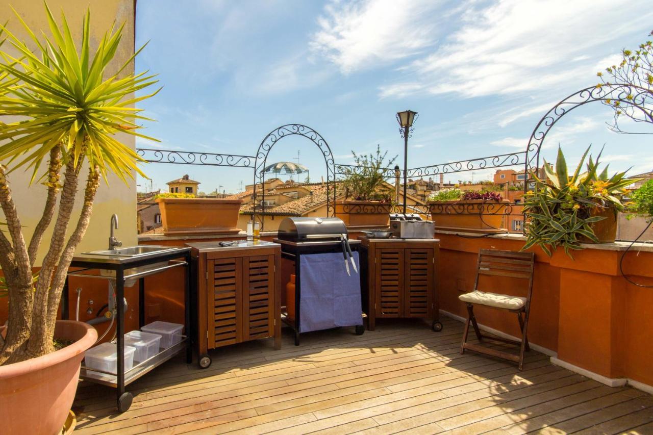 Pelliccia 11 Trastevere Penthouse Rome Extérieur photo