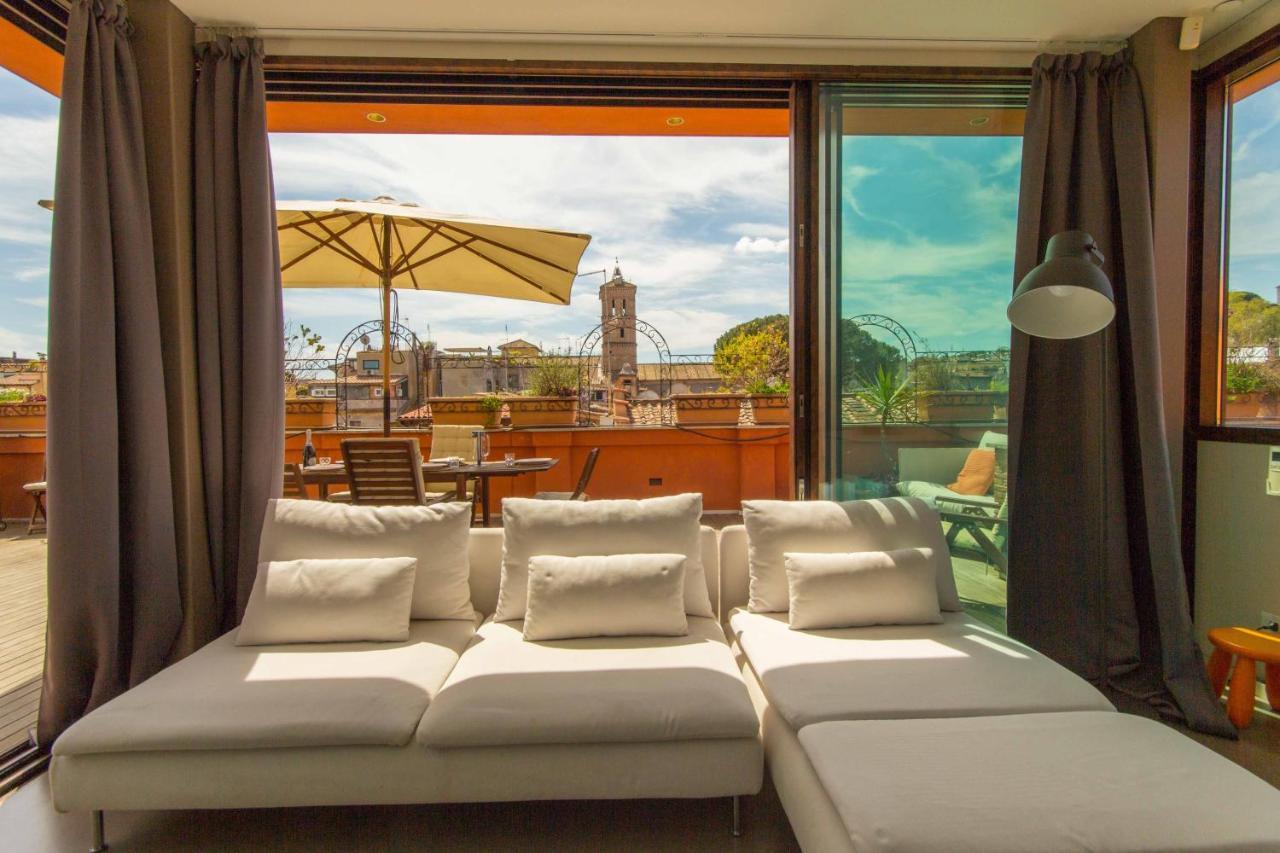 Pelliccia 11 Trastevere Penthouse Rome Extérieur photo